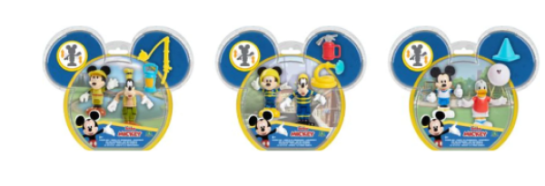 MICKEY ΦΙΓ.ΜΕ ΑΡΘΡΩΣΕΙΣ 7.5 εκ.-2 PACK-3σχ (ΚΙΝΑ)
