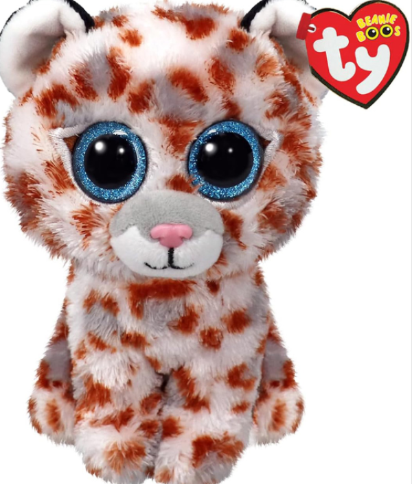 BEANIE BELLIES ΛΕΟΠΑΡΔΑΛΗ 23εκ.,ΧΝΟΥΔΩΤΟ (ΚΙΝΑ)