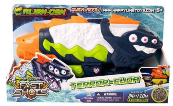 FAST SHOT WATER BLASTER ALIEN GEN TERROR UP TO 10M WITH TANK 1200ML (KINA)