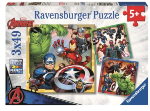 ΠΑΖΛ 3χ49 τεμ.Avengers (ΤΣΕΧΙΑ)