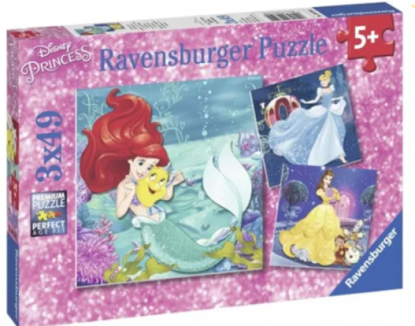 ΠΑΖΛ 3χ49 τεμ.Πριγκιπισσεs σε Περιπετειεs (ΤΣΕΧΙΑ)