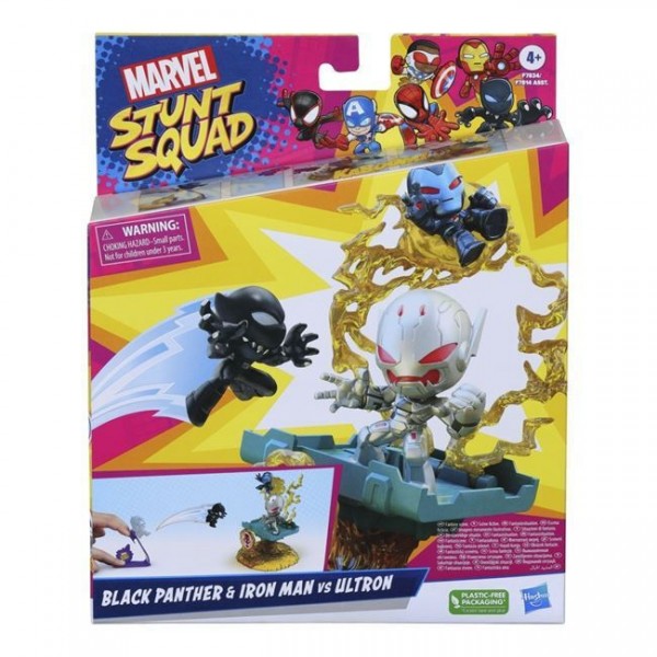 MARVEL STNT SQD VILLAIN KNOCKDOWN AST 