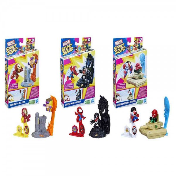 MARVEL STUNT SQUAD FIGURE AND FEATURE TARGET AST