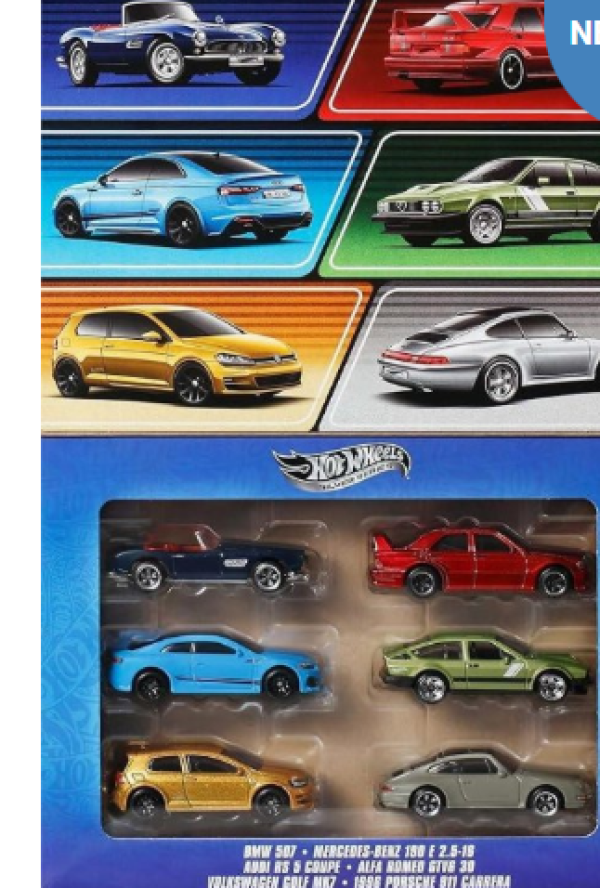 HOT WHEELS ΑΥΤΟΚΙΝΗΤΑΚΙΑ-EURO STYLE ΣΕΤ ΤΩΝ 6