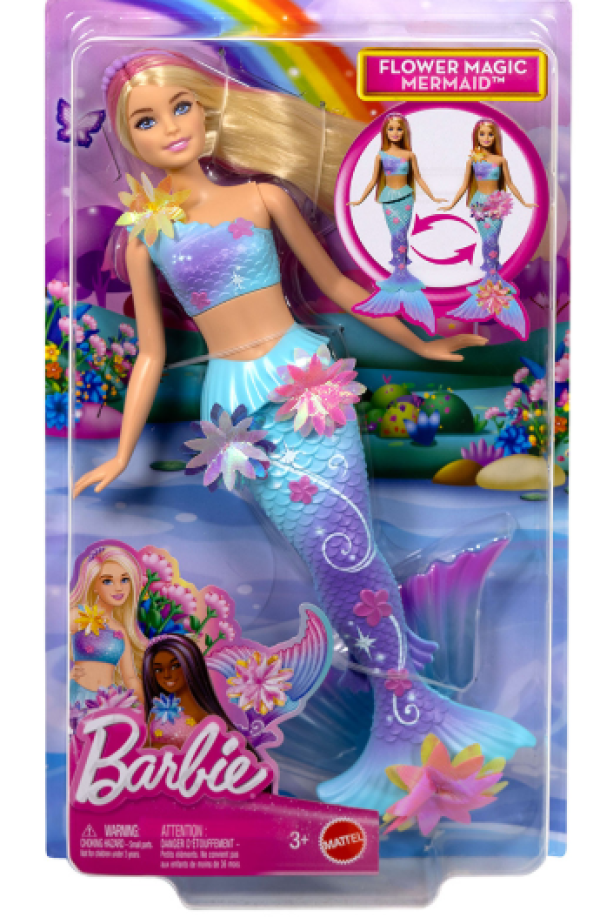 BARBIE ΜΑΓΙΚΗ ΓΟΡΓΟΝΑ ΠΟΥ ΑΝΘΙΖΕΙ-ΞΑΝΘΙΑ