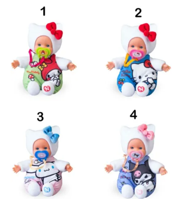 NENUCO ΜΩΡΑΚΙΑ HELLO KITTY-ΣΤΑΝΤ 12τεμ.(ΚΙΝΑ)