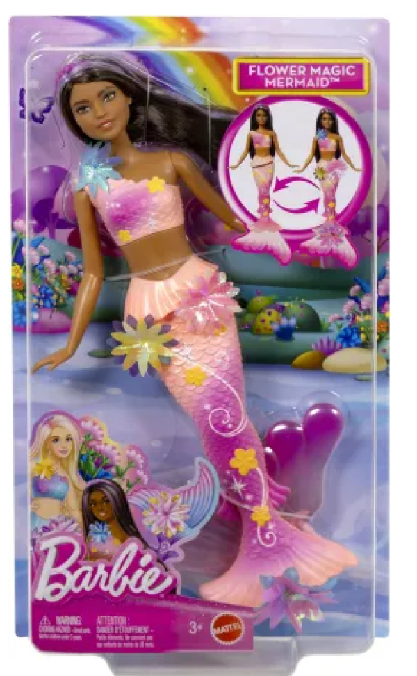 BARBIE ΜΑΓΙΚΗ ΓΟΡΓΟΝΑ ΠΟΥ ΑΝΘΙΖΕΙ-ΜΕΛΑΧΡΙΝΗ