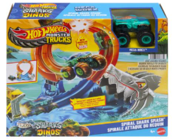 HOT WHEELS M.TRUCKS-ΠΙΣΤΑ ΛΟΥΠ ΜΕ ΚΑΡΧΑΡΙΑ