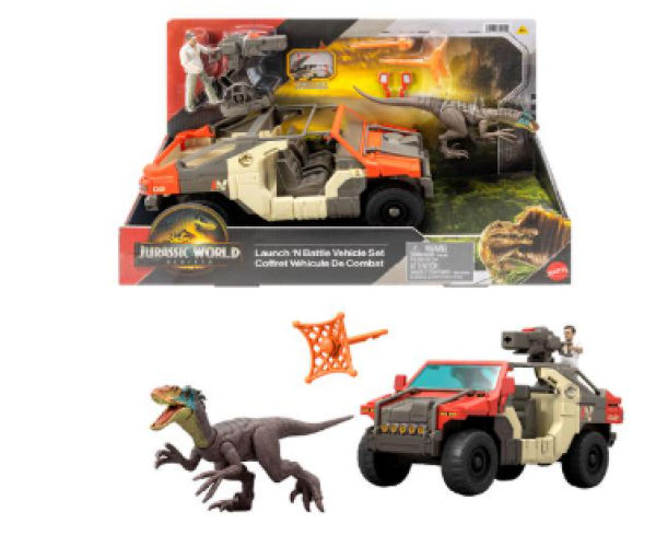 JUR.WORLD REBIRTH-ΔΕΙΝΟΣΑΥΡΟΣ ΜΕ ΟΧΗΜΑ & ΦΙΓΟΥΡΑ