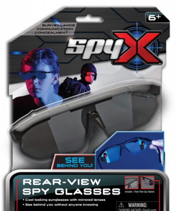 SPY X REAR-VIEW SPY GLASSES