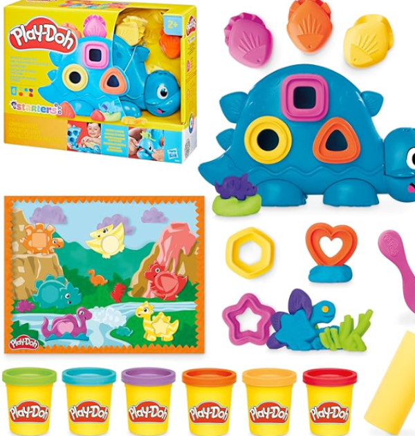 PLAY-DOH SHAPES AND COLORS DINO (KINA)