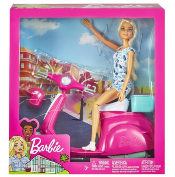 BARBIE SCOOTER & ΚΟΥΚΛΑ