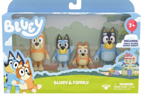 BLUEY ΦΙΓΟΥΡΕΣ 4 PACK ΟΙΚΟΓΕΝΕΙΑ (ΚΙΝΑ)
