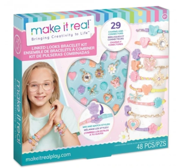 MAKE IT REAL LINKED LOOKS BRACELET KIT (KINA)
