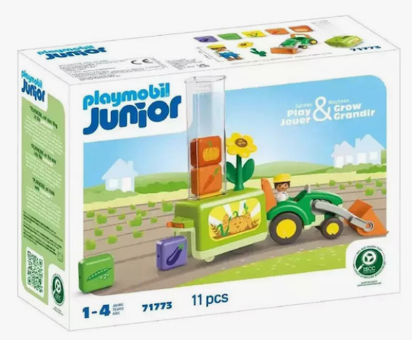 PLAYMOBIL-JUNIOR:ΤΡΑΚΤΕΡ (ΜΤ)