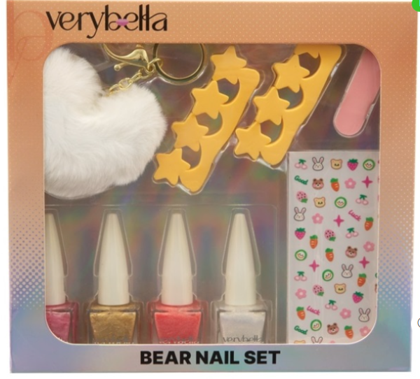 VERY BELLA BEAR NAIL ΣΕΤ ΝΥΧΙΩΝ (ΚΙΝΑ)