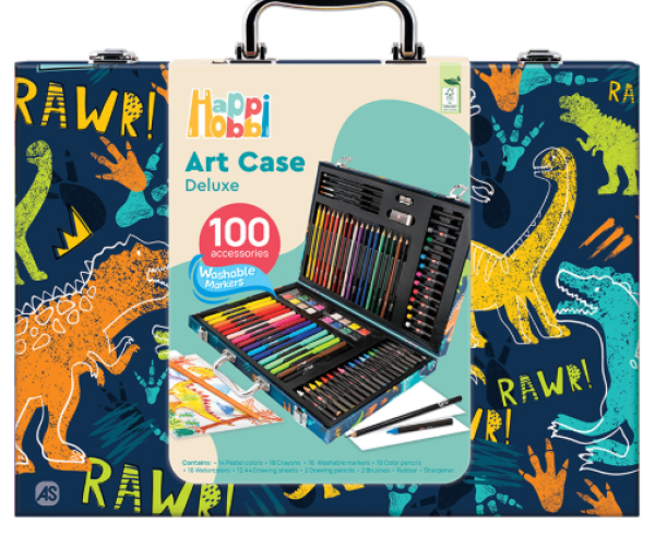 HAPPIHOBBI ΚΑΣΕΤΙΝΑ ΖΩΓΡΑΦΙΚΗΣ DLX 100 ΑΞΕΣΟΥΑΡ ΔΕΙΝΟΣΑΥΡΟΣ (ΚΙΝΑ)