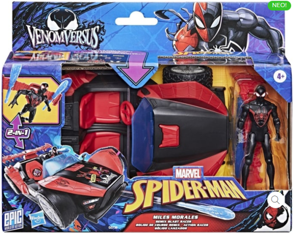 SPIDER-MAN VENOMVERSUS MILES REMIX BLAST RACER (KINA)