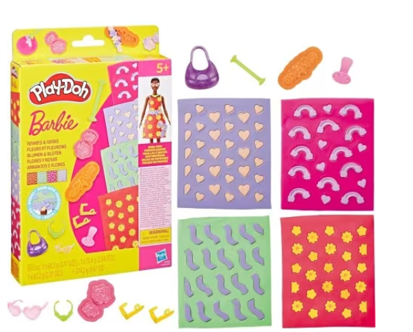 PLAY-DOH BARBIE DESIGNER PATTERNS PACKS AST (KINA)