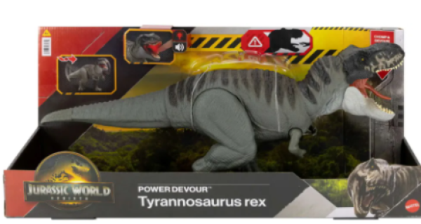 JUR.WORLD REBIRTH-T-REX ΜΕ ΕΠΑΝΑΛΑΜΒΑΝΟΜΕΝΟ ΔΑΓΚΩΜΑ & ΗΧΟΥΣ