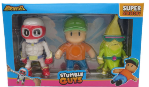 MONSTERFLEX STUMBLE GUYS ASST.3 PACK SERIES 2