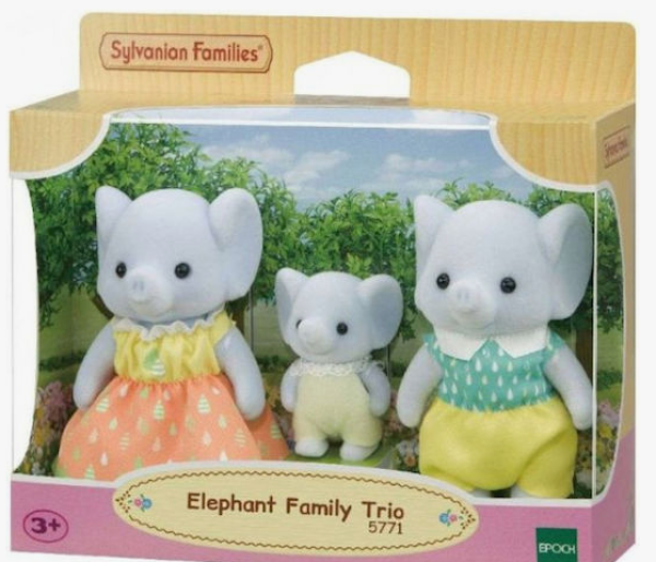 SYLVANIAN ΤΡΙΟ ΟΙΚΟΓΕΝΕΙΑΣ ΕΛΕΦΑΝΤΩΝ