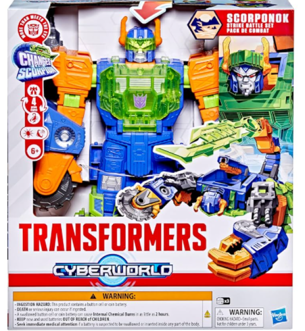 TRANSFORMERS CYBERWORLD SCORPONOK STRIKE BATTLE (BIETNAM)