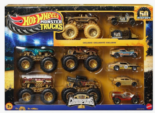 HW M.TRUCKS OXHMATA BIGFOOT TROPHY CHAMPIONS-ΣΕΤ ΤΩΝ 12