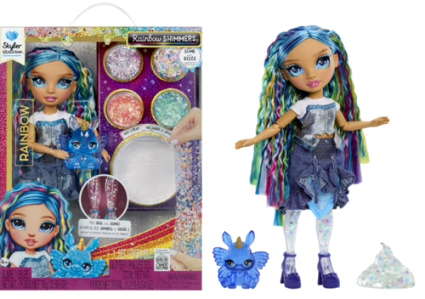 RAINBOW HIGH SHIMMERS ΚΟΥΚΛΑ ΜΟΔΑΣ & SLIME-SKYLER (ΟΛΛΑΝΔΙΑ)