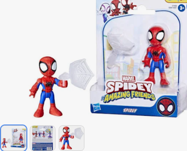 SPIDEY AND FRIENDS 3IN SPIDEY ACSRY (KINA)