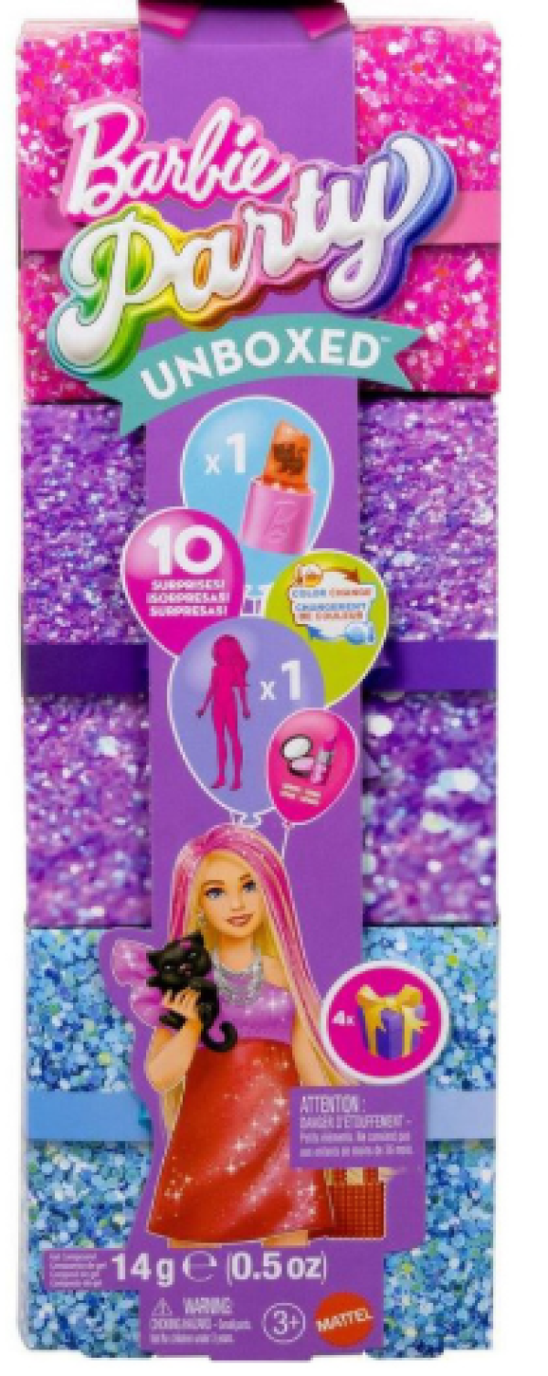 BARBIE PARTY UNBOXED GLAM PARTY-ΜΕΛΑΧΡΙΝΗ