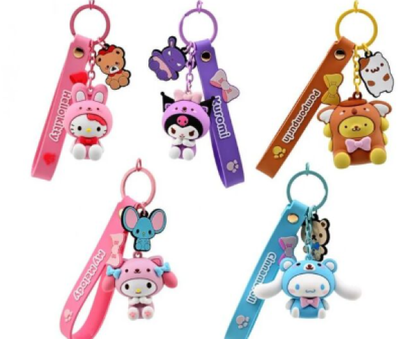 HELLO KITTY & FRIENDS ΜΠΡΕΛΟΚ KUROMI,ASSORM.(KINA)