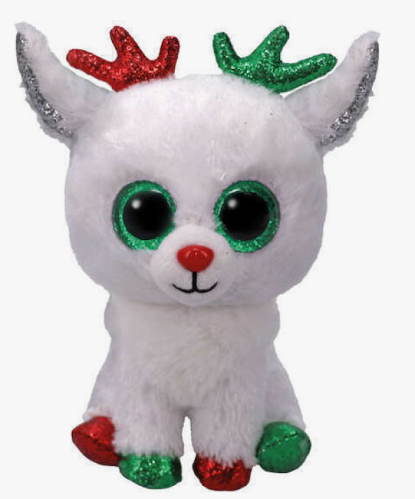 ΧΝΟΥΔ.BEANIE BOOS ΛΕΥΚΟΣ ΤΑΡΑΝΔΟΣ 15εκ.(ΚΙΝΑ)