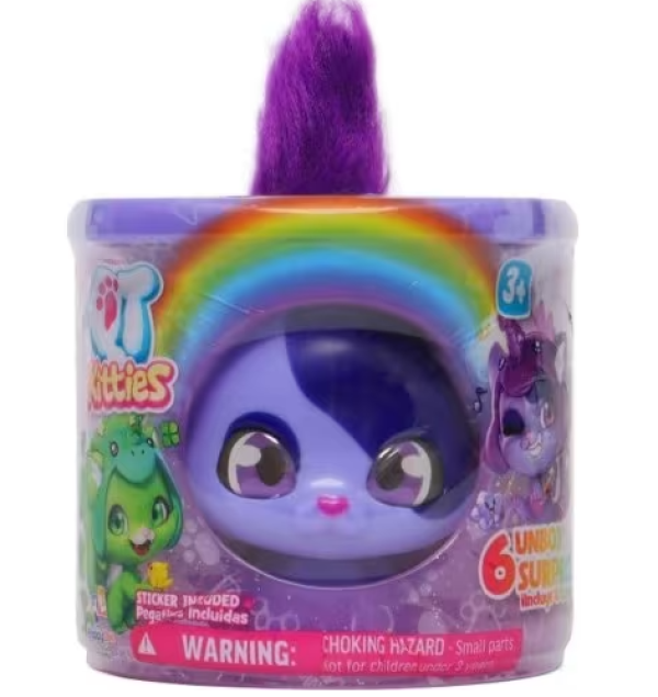 QT KITTIES RAINBOW ASST.-ΣΤΑΝΤ 12τεμ.