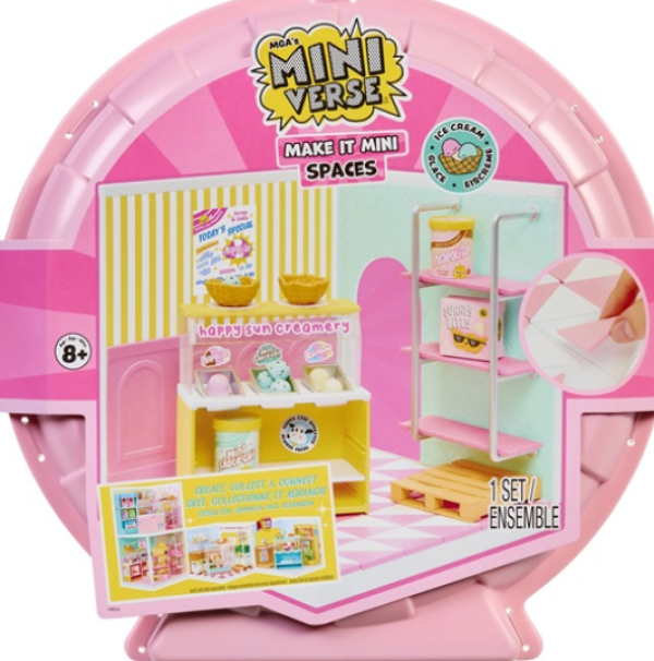 MINIVERSE-MAKE IT MINI SPACES STARTER PACK ICE CREAM (KINA)