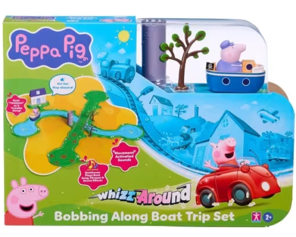 PEPPA ΣΕΤ ΠΑΙΧΝΙΔΙΟΥ ΠΛΟΙΟ ΠΑΠΠΟΥ ΓΟΥΡΟΥΝΑΚΗ/WHIZZ AROUND (ΚΙΝΑ)