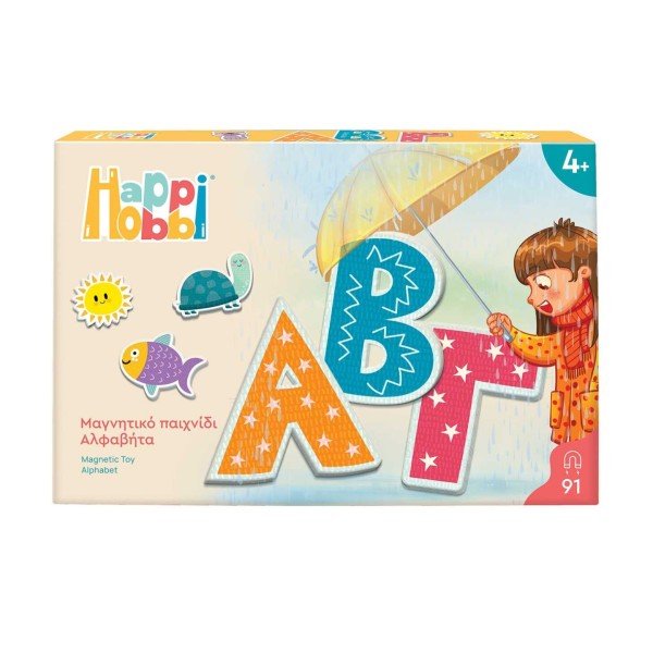 HappiHobbi MAGNET ΑΛΦΑΒΗΤΑ (ΚΙΝΑ)