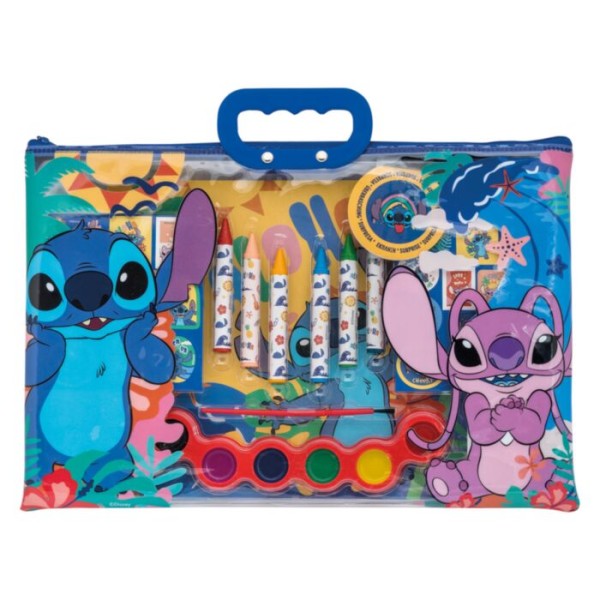 ΔΙΑΦΑΝΗ ΤΣΑΝΤΑ STITCH-ΣΕΤ ΖΩΓΡΑΦΙΚΗΣ (ΚΙΝΑ)