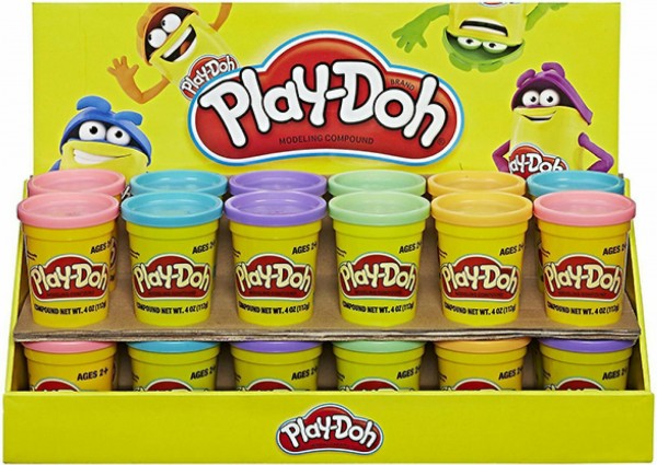 PLAY-DOH ΜΟΝΟ ΒΑΖΑΚΙ ,ΣΤΑΝΤ 36τεμ.  