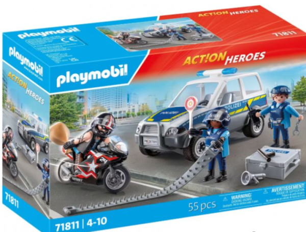 PLAYM-ΜΠΛΟΚΟ ΑΣΤΥΝΟΜΙΑΣ & ΛΗΣΤΗΣ ΜΕ ΜΟΤΟΣΙΚΛΕΤΑ