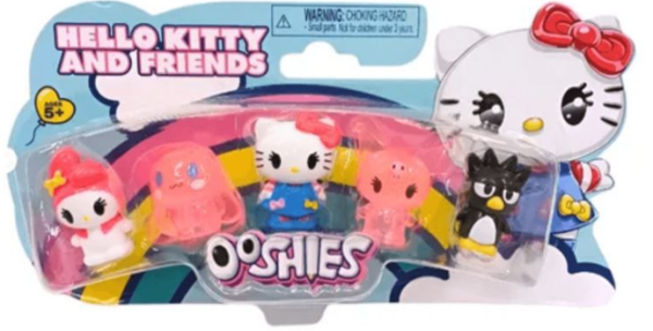 HELLO KITTY ΦΙΓΟΥΡΕΣ 5εκ.OOSHIES 5PACK (KINA)