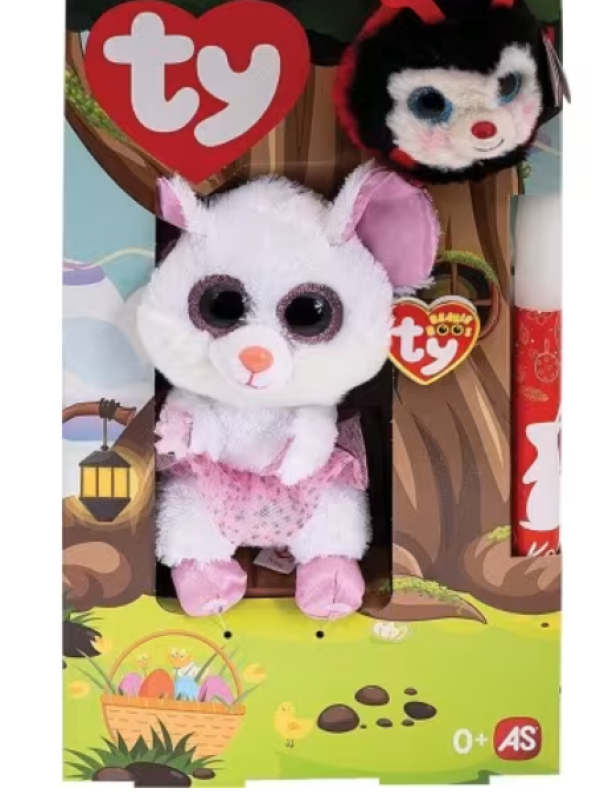 ΛΑΜΠΑΔΑ TY Beanie Boos 15εκ.& ΧΝΟΥΔΩΤΟ Beanie Balls (KINA)