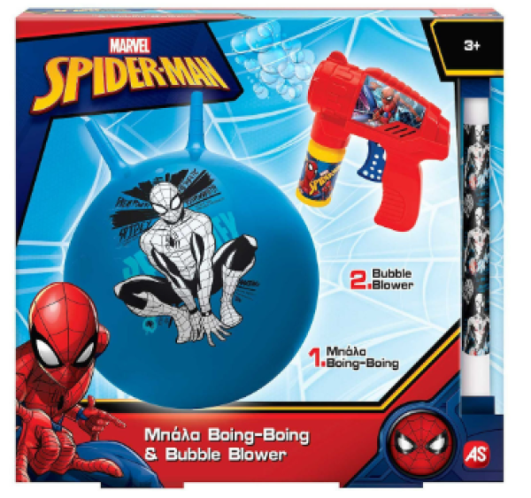 ΛΑΜΠΑΔΑ Boing & Bubble Gun Spider-Man (KINA)