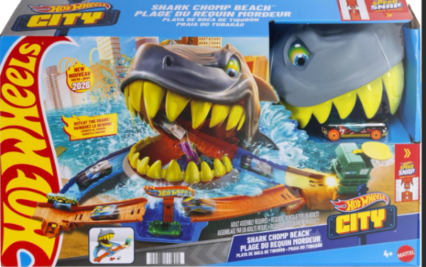 HOT HWEELS CITY-ΠΙΣΤΑ ΕΠΙΘΕΣΗ ΚΑΡΧΑΡΙΑ (+ ΚΕΡΟΚΟΥΤΟ)