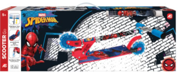 ΠΑΤΙΝΙ SPIDER-MAN ΜΕ ΦΩΤΙΖΟΜΕΝΕΣ ΡΟΔΕΣ ΛΑΜΠΑΔΑ (ΚΙΝΑ)