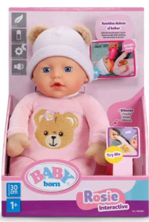 BABY BORN ΔΙΑΔΡΑΣΤΙΚΗ ΚΟΥΚΛΑ ΜΕ ΗΧΟΥΣ 30cm (ΟΛΛΑΝΔΙΑ)