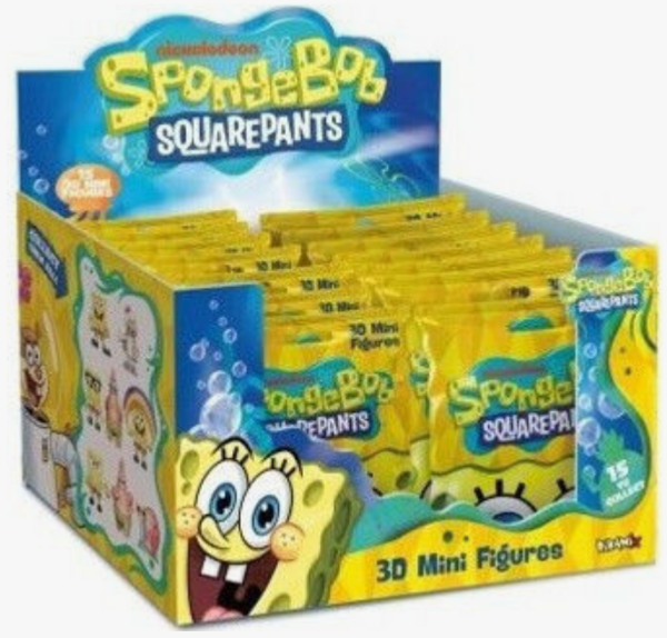 SPONGE BOB MOVIE 3D MINI FIGURES FOIL BAG-ΣΤΑΝΤ 18τεμ.(KINA)