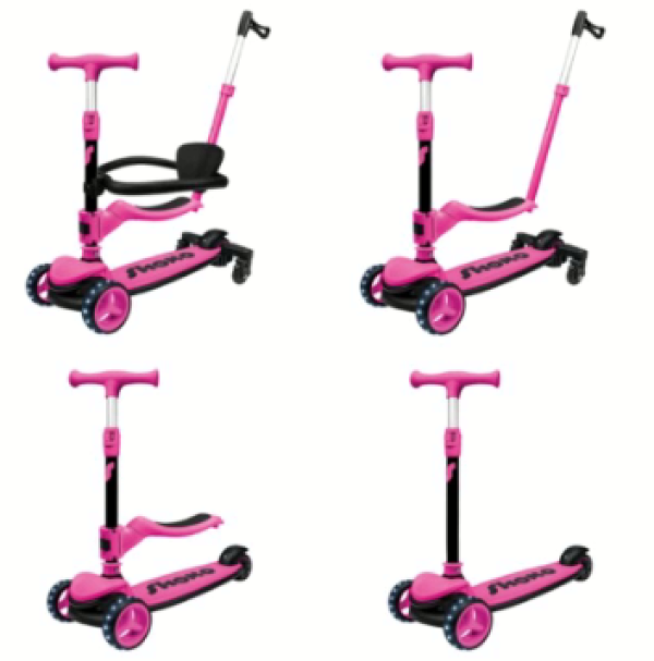 SHOKO SCOOTER PRIME 4 IN 1 PLUS ΡΟΖ (ΚΙΝΑ)