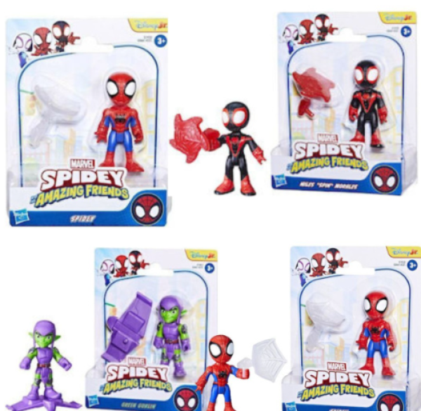 SPIDEY AND FRIENDS 3IN FIGURE ACSRY AST (KINA)