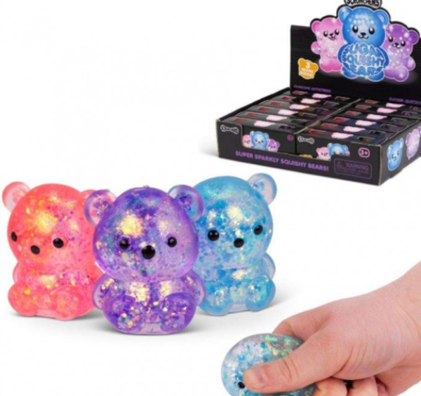 SCRUNCHEMS SUGAR DIDDY BEARS-3PK-ΣΤΑΝΤ 12τεμ.